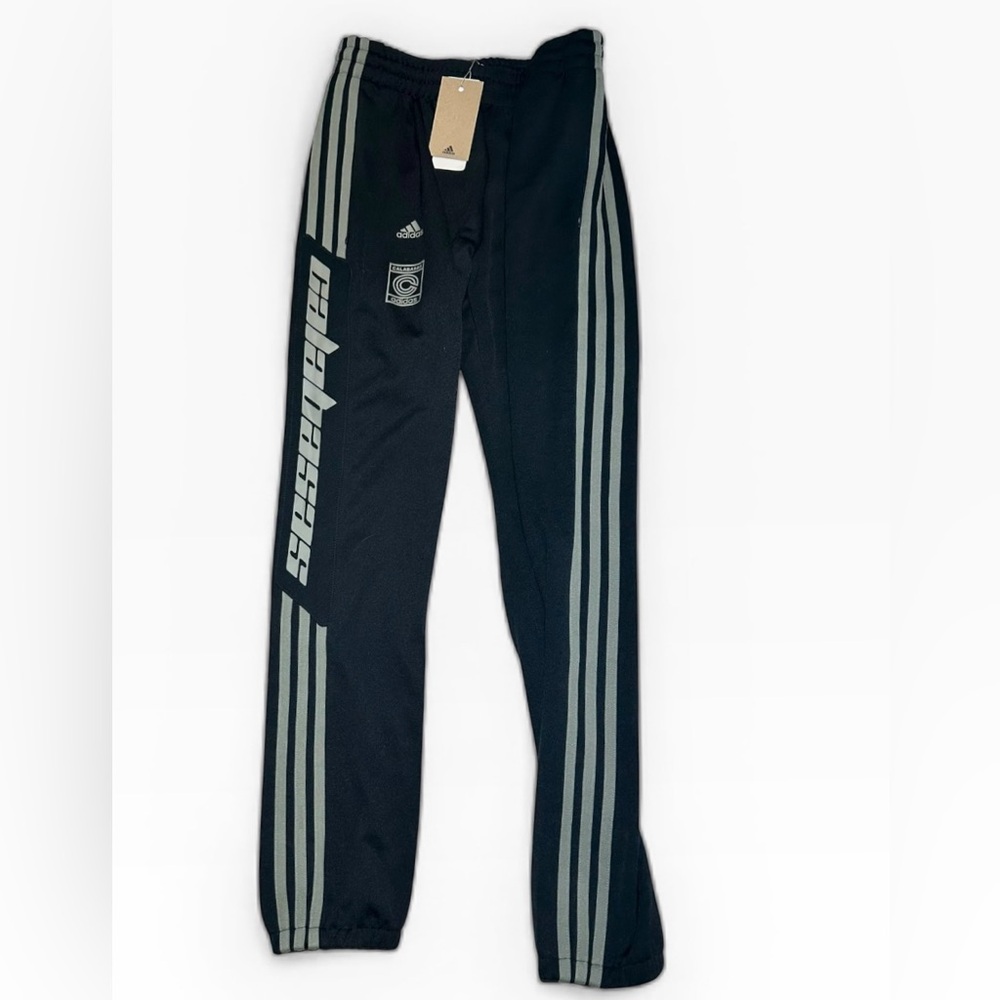 Men’s Adidas Yeezy Calabasas Track Pants Ink Grey Wolves Green Size XS DY0567
